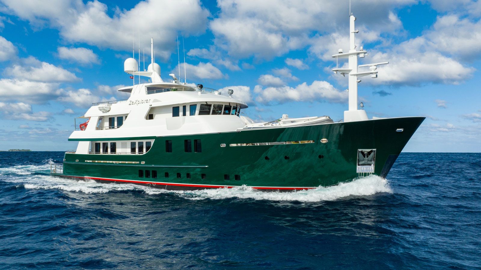 41m Newcastle Marine explorer yacht ZeXplorer sold and renamed Arya